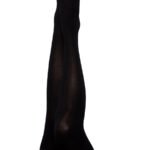 Dana Lynn - Ribbed Thigh High - Size C - Black