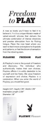 Playboy Pleasure - Petal - Vibrator - Plum - Image 5