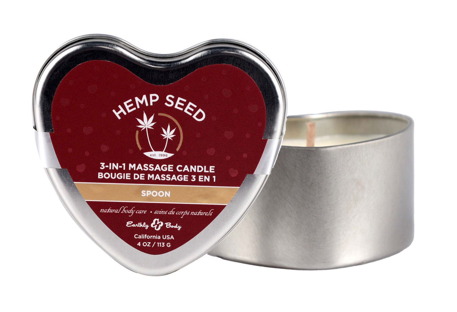 3-in-1 Massage Candle - Spoon - 4 Oz image 0 3-in-1 Massage Candle - Spoon - 4 Oz - Image 1