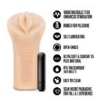 Enlust Emma Male Masturbator With Bullet Vibrator - Beige - Image 6