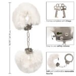 Ultra Fluffy Furry Cuffs - White - Image 4