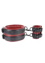 Saffron Thigh and Wrist Cuff Set - Black/red - Image 6