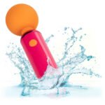 Naughty Bits Home Cumming Queen Vibrating Wand - Orange/pink - Image 6