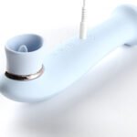 Destiny 15-Function Rechargeable Vibrating - Suction Wand - Blue - Image 2