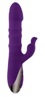 Playboy Pleasure - Hop to It - Rabbit Vibrator - Dark Purple - Image 3