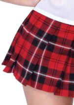 Private School Sweetie Costume - Small - White / Red - Image 2
