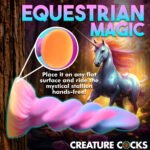 Moon Rider Glow-in-the-Dark Unicorn Dildo - Image 5