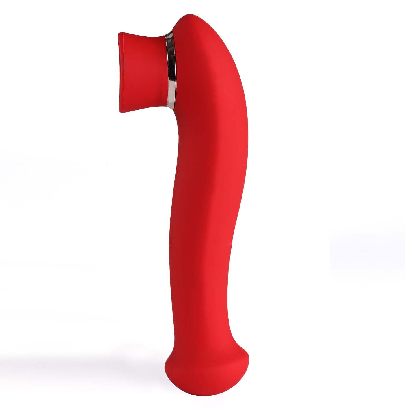 Destiny 15-Function Rechargeable Vibrating - Suction Wand - Cherry Red image 0 Destiny 15-Function Rechargeable Vibrating - Suction Wand - Cherry Red - Image 1