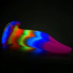 Unicorn Kiss - Unicorn Tongue - Glow-in-the-Dark - Silicone Dildo - Image 3
