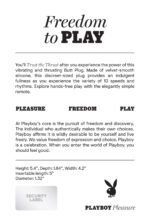 Playboy Pleasure - Trust the Thrust - Butt Plug - Black - Image 2