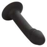 Silicone Curved Anal Stud - Black - Image 3