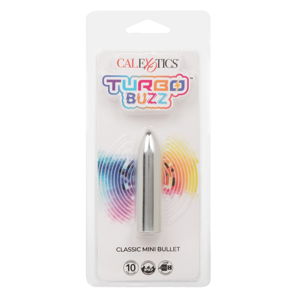 Turbo Buzz Classic Mini Bullet - Silver image 0 Turbo Buzz Classic Mini Bullet - Silver - Image 1