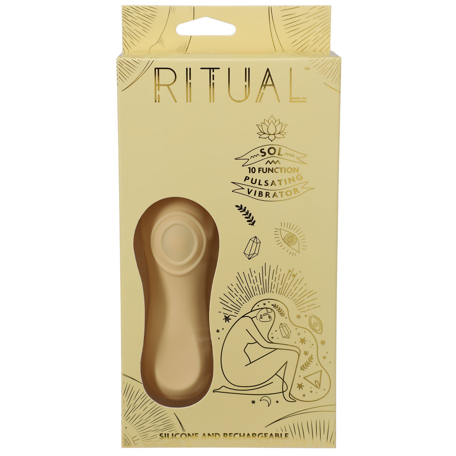 Ritual - Sol - Rechargeable Silicone Pulsating Vibe - Yellow image 0 Ritual - Sol - Rechargeable Silicone Pulsating Vibe - Yellow - Image 1