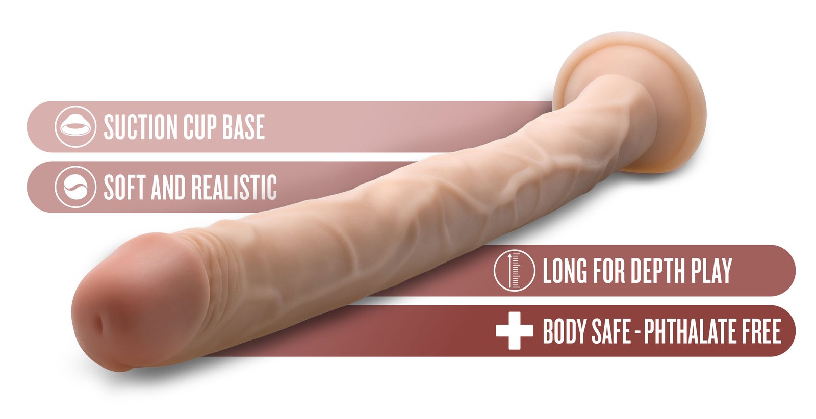Dr. Skin - 19 Inch Dildo - Beige image 0 Dr. Skin - 19 Inch Dildo - Beige - Image 1