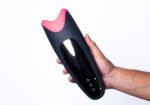 Piper USB Rechargeable Multi Function Masturbator With Suction - Black/pink - Image 3