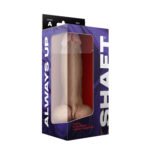 Shaft - Model a 9.5 Inch Liquid Silicone Dong With Balls - Pine - Image 2