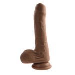 Peek a Boo Vibrating Dildo - Dark - Image 7