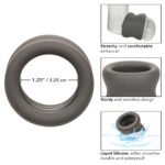 Alpha Liquid Silicone Scrotum Ring - Gray Gray - Image 3