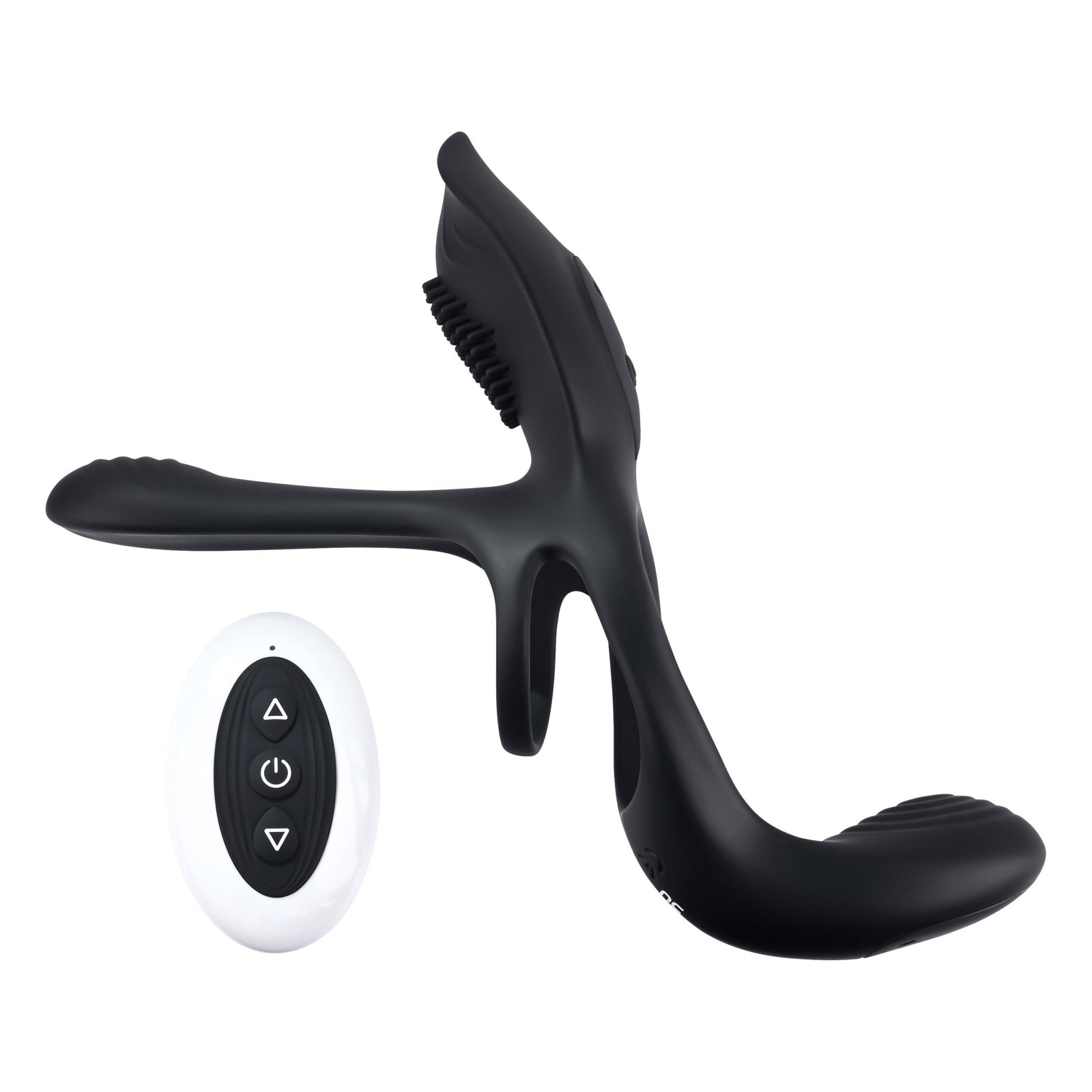 Playboy Pleasure - the 3 Way - Cock Ring - Black image 0 Playboy Pleasure - the 3 Way - Cock Ring - Black - Image 1