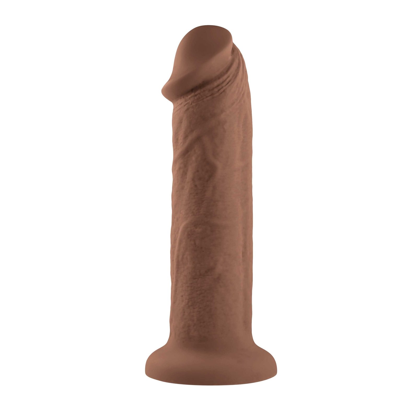 7 Inch Girthy Vibrating Dong - Dark image 0 7 Inch Girthy Vibrating Dong - Dark - Image 1