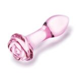 3 Pc Rosebud Butt Plug Set - Pink - Image 3