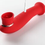 Destiny 15-Function Rechargeable Vibrating - Suction Wand - Cherry Red - Image 2