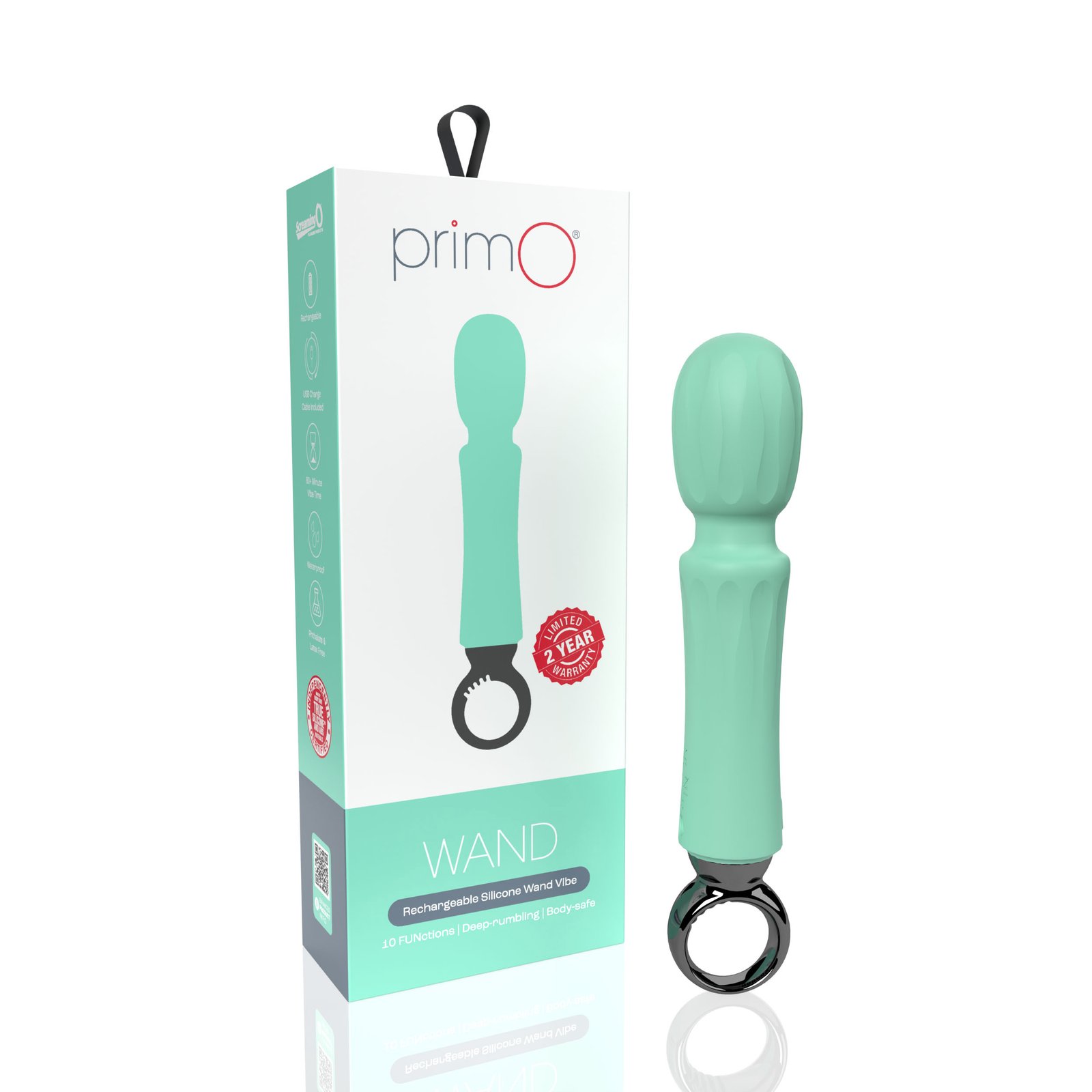 Primo Wand Rechargeable Vibe - Kiwi image 0 Primo Wand Rechargeable Vibe - Kiwi - Image 1