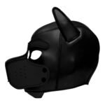 Spike Neoprene Puppy Hood - Black - Image 3