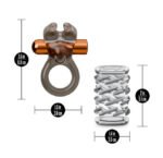Stay Hard Vibrating Cock Ring Set With Sleeve Textured Sheath - Image 3