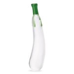 Eggplant Ecstasy 7.25" Glass Dildo - Image 2