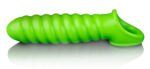 Swirl Stretchy Penis Sleeve - Glow in the Dark - Image 3