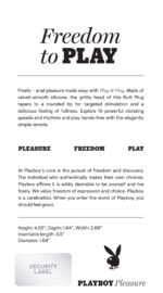 Playboy Pleasure - Plug and Play - Butt Plug - Black - Image 6