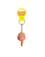 Super Fun Key Chain - Squishy Fu Finger - Sold in 6pk
