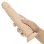 Rechargeable Vibrating and Thrusting Silicone Studs - Ivory - Image 5