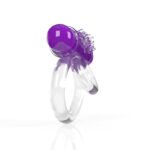 Screaming O 4b - Double O Super Powered Vibrating Double Ring - Grape - Image 2