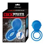 Cockpower Ultimate Vibrating Cockring - Blue - Image 2