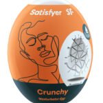 Satisfyer Masturbator Egg - Crunchy - Orange