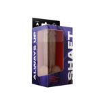 Shaft - Model a 7.5 Inch Liquid Silicone Dong With Balls - Oak - Image 2