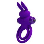 Pretty Love Vibrant Penis Ring III - Purple - Image 7