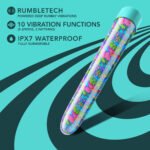 Limited Addiction - Utopia - 7 Inch Rechargeable Vibe - Aqua - Image 3