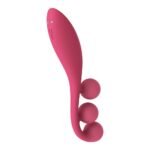 Tri Ball 1 Lay on Vibrator - Red - Image 7