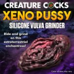 Xeno Pussy Vulva Silicone Grinder - Red/black - Image 5