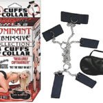 Dominant Submissive 4 Cuffs and Collar - Black