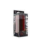 Shaft - Model J 6.5 Inch Liquid Silicone Dong - Mahogany - Image 2