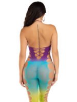Ombre Footless Bodystocking - One Size - Ocean - Image 5