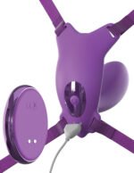 Fantasy for Her Ultimate G-Spot Butterfly Strap-on - Purple - Image 4