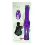 Monroe USB Rechargeable Silicone Thrusting Portable Love Machine - Purple - Image 5
