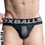 Airmesh Upthrust Slider-Strap Jock Tar Black Small - Image 2