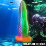 Tenta-Cock Glow-in-the-Dark Silicone Dildo - Image 7