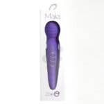 Zoe Twisty Dual Vibrating Pleasure Wand - Purple - Image 4
